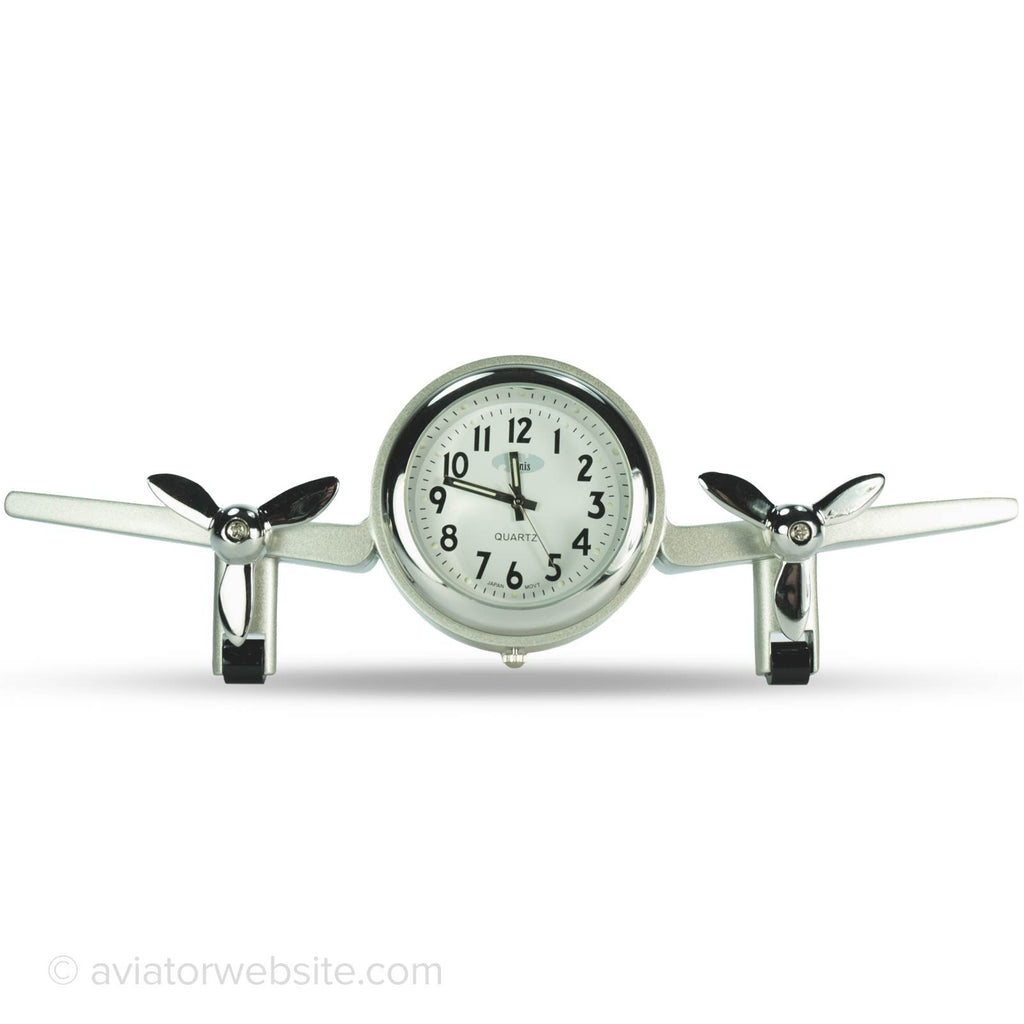 Twin Engine Airplane Clock | AVIATORwebsite