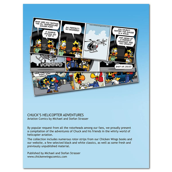 Chicken Wings - Chuck's Helicopter Adventures - Back Cover