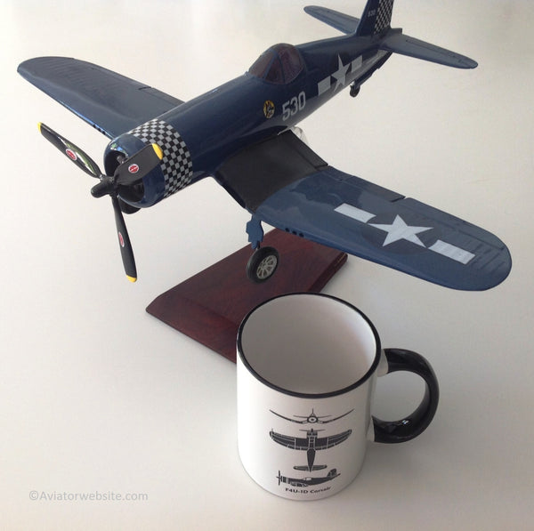 Aircraft Spotter Mug - "F4U Corsair"