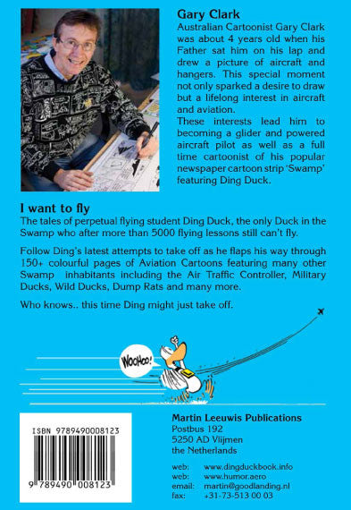 Ding Duck - I Want To Fly - Back Cover