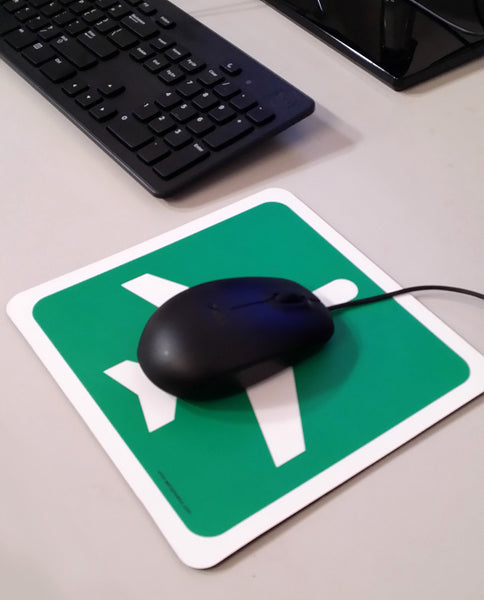 Mouse Pad - "Airport Ahead"