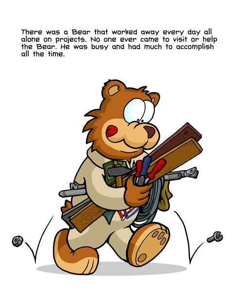 Aviation Children's Book "Petey and the Bear"