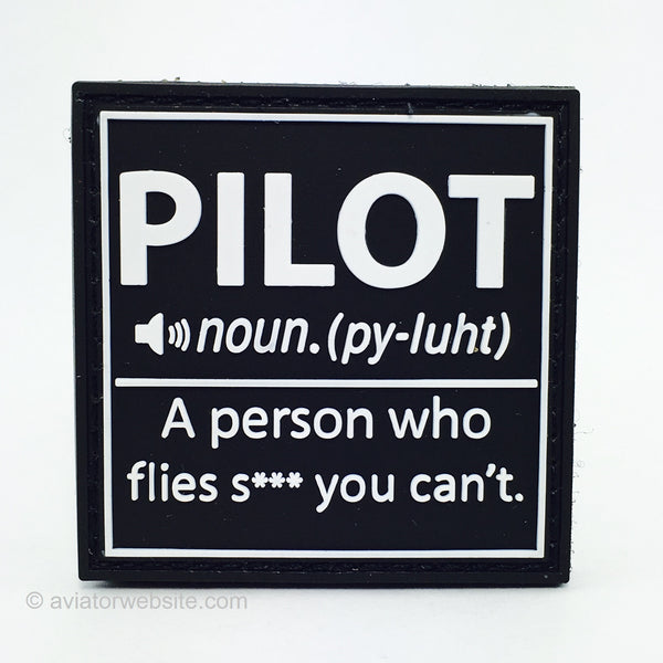 Definition of "PILOT" - PVC Morale Patch - MP0202