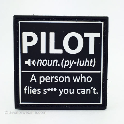 Definition of "PILOT" - PVC Morale Patch - MP0202