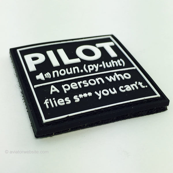 Definition of "PILOT" - PVC Morale Patch - MP0202