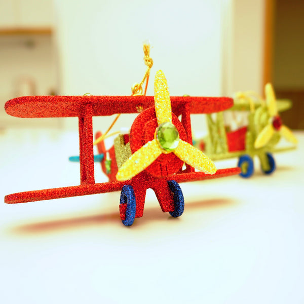 Airplane Christmas Ornament