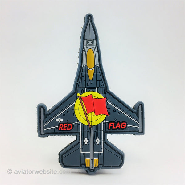 F-16 Red Flag PVC Patch