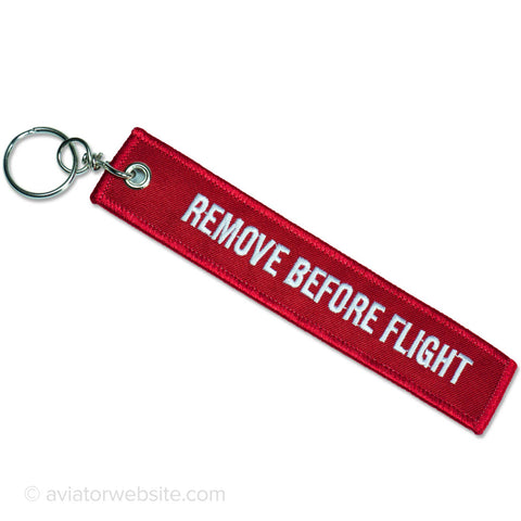 Key Chain - "Remove before Flight"