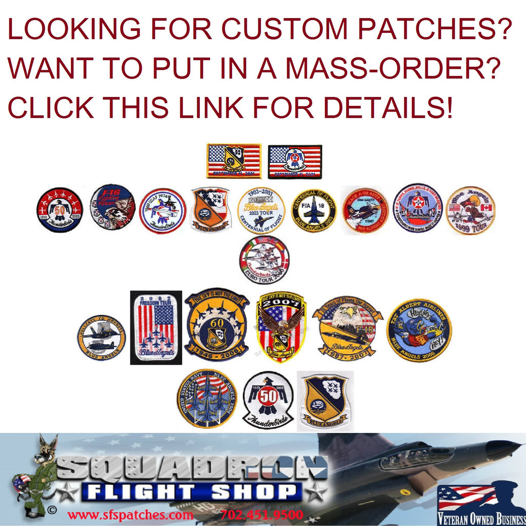Patch Order CUSTOM PATCH ORDER | AVIATORwebsite