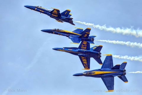 Blue Angels, by Rick Mann - Photo Print