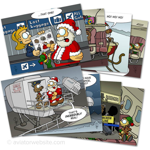 Funny Aviation Christmas Cards