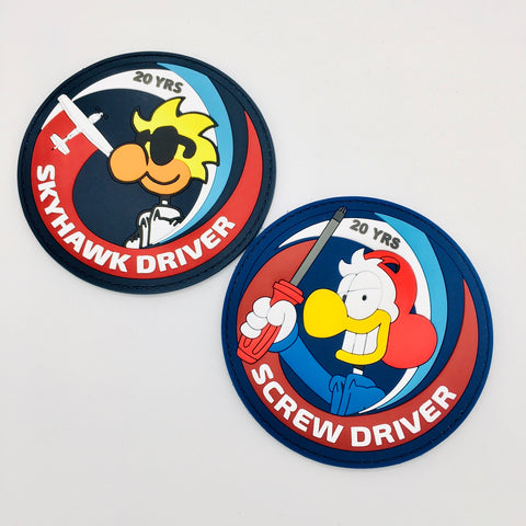 Chicken Wings Comics Patch Set