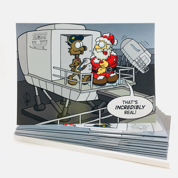 Flight Simulator Christmas Card