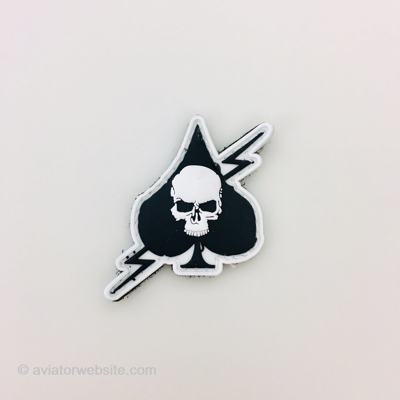 Vest Patches - You Get Two - Ace of Spades - Skull Flame Design