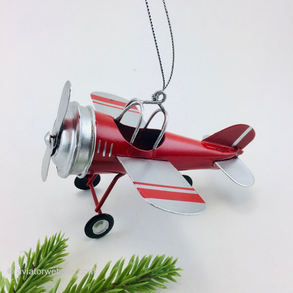 airplane christmas ornament