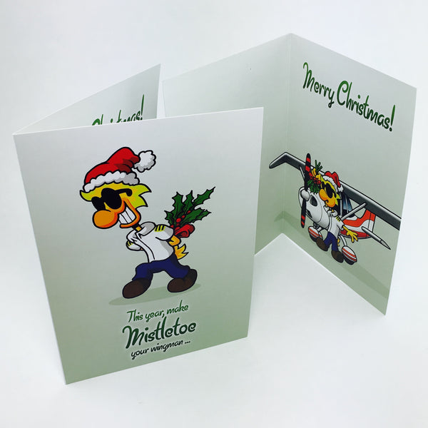 Aviation Christmas Card "Wingman"