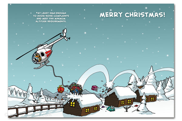 Helicopter longlining Christmas