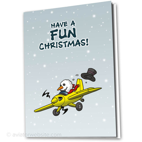 FUN AVIATION CHRISTMAS CARD